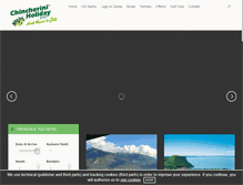 Tablet Screenshot of chincherinihotels.com